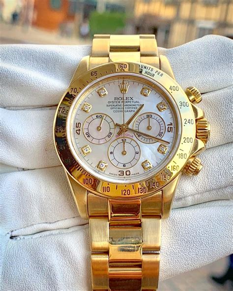 rolex daytona gold herren|rolex 18 ct dial.